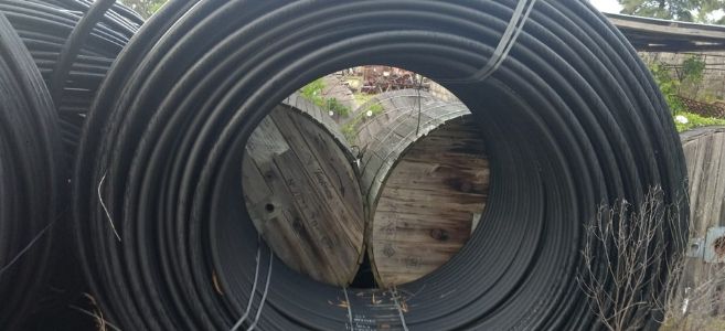 Tritubo de 50 mm. Total 350 m